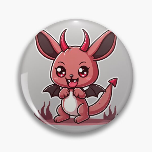 Item preview, Cute devil kawaii chibi head dragon cartoon  designed and sold by Coolparrotgirl.