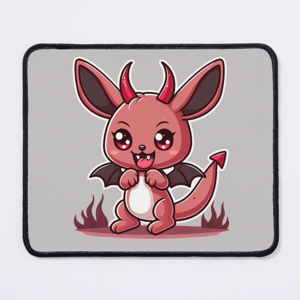 Item preview, Cute devil kawaii chibi head dragon cartoon  designed and sold by Coolparrotgirl.