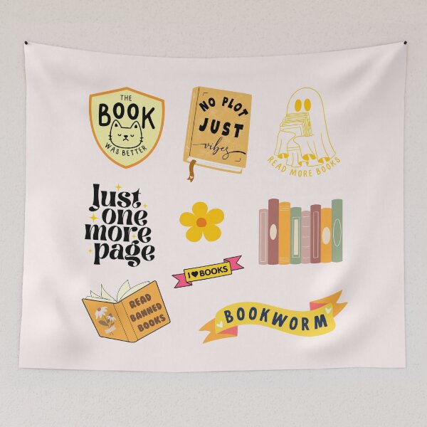 Item preview, Yellow Bookish Pack designed and sold by Neadoodles.
