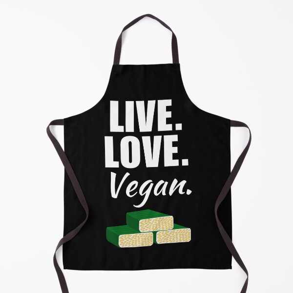 Item preview, Live, love, vegan. Funny vegan vibe quote, plant based diet saying for pro vegan dad or friend designed and sold by NBSStore.