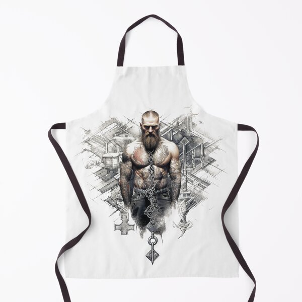 Item preview, Viking Warrior. Detailed tattoo Style Artwork designed and sold by Lucy Goosy Art.