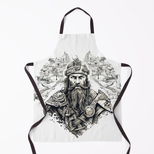 Item preview, Viking Warrior. Detailed tattoo Style Artwork designed and sold by Lucy Goosy Art.