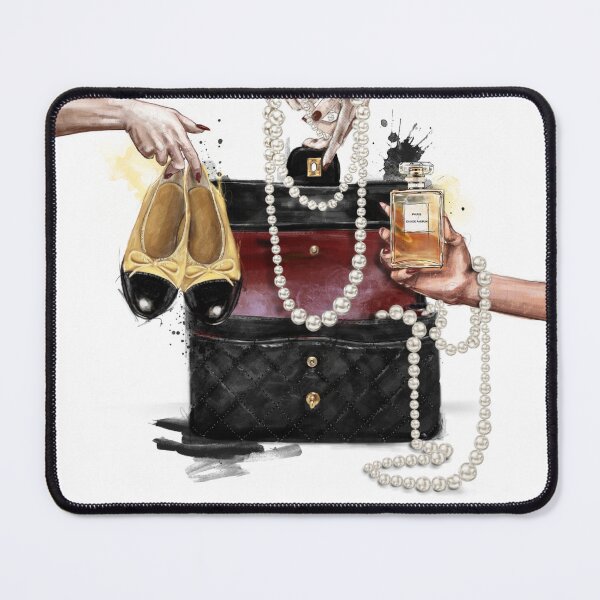 Item preview, Perfume Bottle Pearls Bag Classic Shoes designed and sold by Ibreathart.