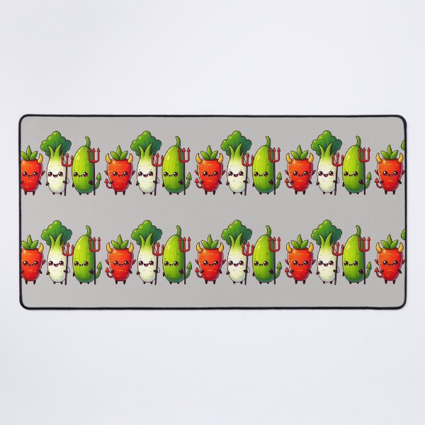 Item preview, Cute devil kawaii vegetables cartoon corn  designed and sold by Coolparrotgirl.