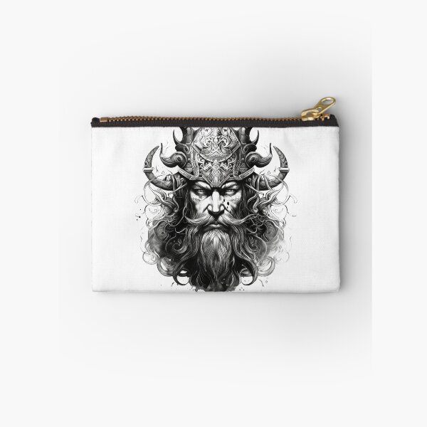 Item preview, Viking Warrior. Detailed tattoo Style Artwork designed and sold by Lucy Goosy Art.