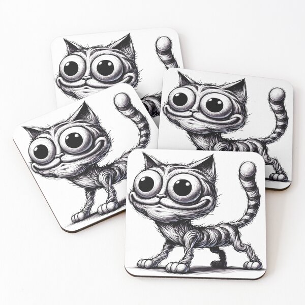 Item preview, Happy doodle cat. Fun Gifts. designed and sold by LilianPixel.