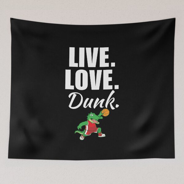 Item preview, Live, love, dunk. Funny basketball quote or saying for kids, basketball daughter or son life designed and sold by NBSStore.