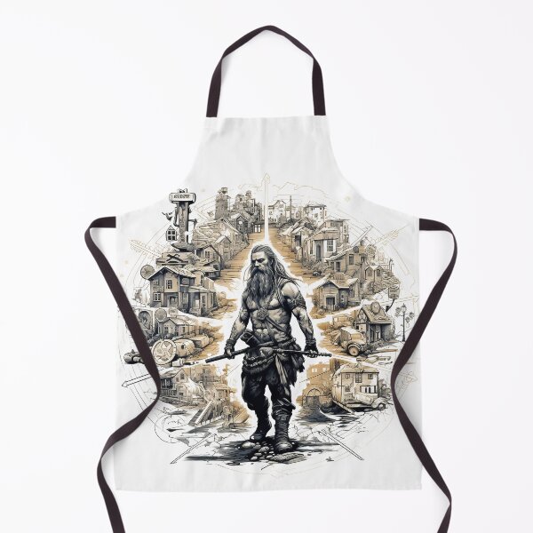 Item preview, Viking Warrior. Detailed tattoo Style Artwork designed and sold by Lucy Goosy Art.