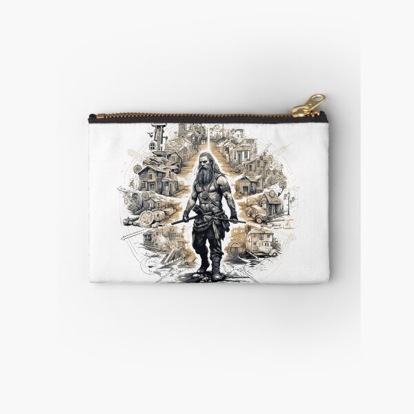 Item preview, Viking Warrior. Detailed tattoo Style Artwork designed and sold by Lucy Goosy Art.