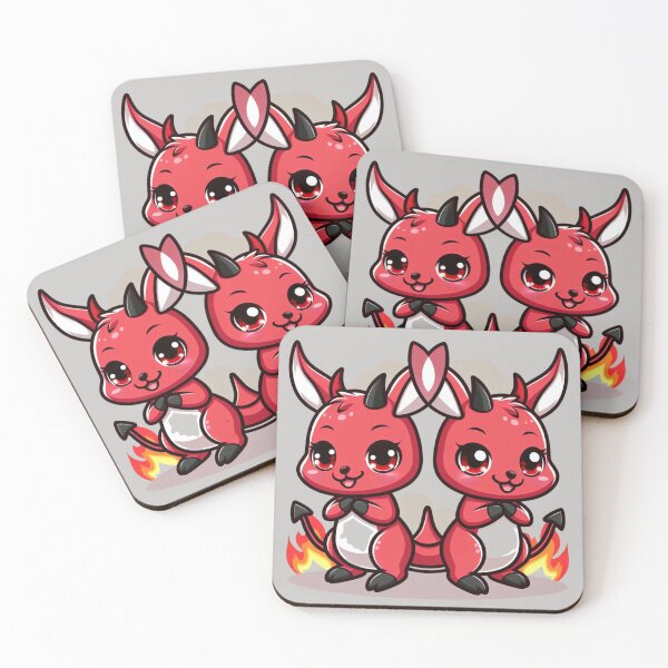 Item preview, Cute devil kawaii chibi head kangaroo kangaroos cartoon  designed and sold by Coolparrotgirl.