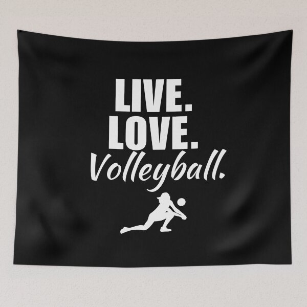 Item preview, Live, love, volleyball. Funny volleyball game quote or saying for women or female player designed and sold by NBSStore.