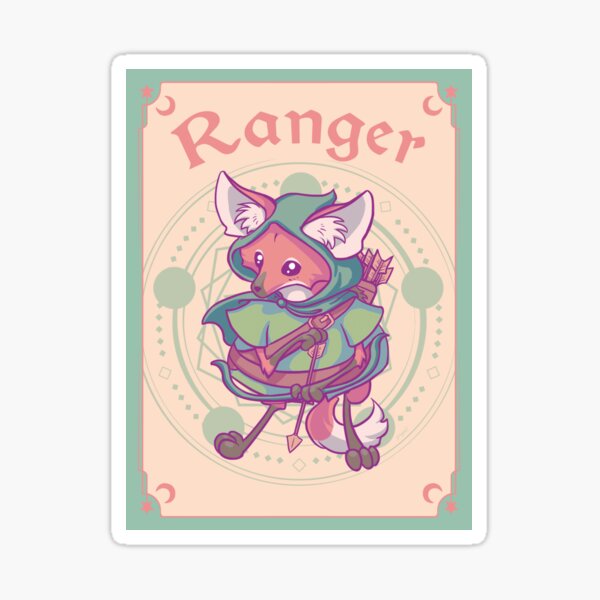 Maned Wolf Ranger Sticker