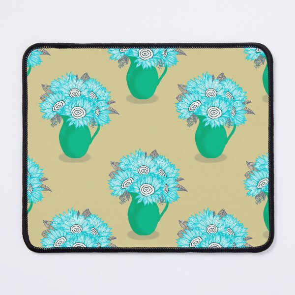 Item preview, Flowers in Vase - Turquoise  designed and sold by marialindemann.