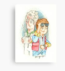 Doc & Marty Canvas Print