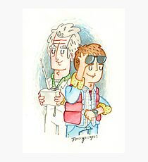 Doc & Marty Photographic Print