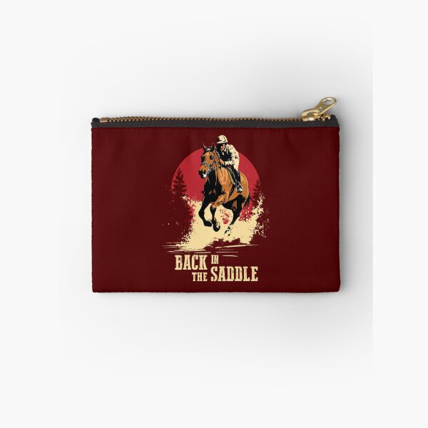 Item preview, Back In The Saddle - Horse Racing Quote designed and sold by TMBTM.