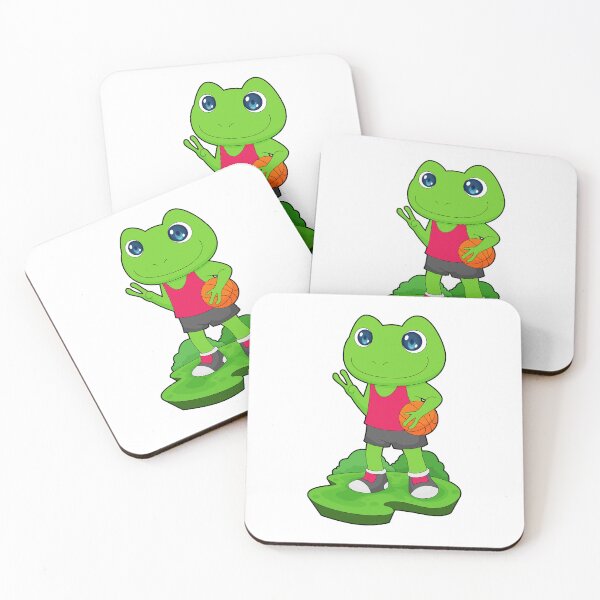 Item preview, Frog Basketball player Basketball designed and sold by Snabdesign84.