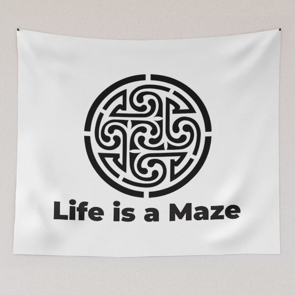 Item preview, Life is a Maze designed and sold by Aguaraguazu.