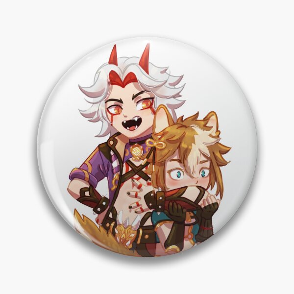 Item preview, Genshin couples, Itto x gorou designed and sold by TrixianArt.