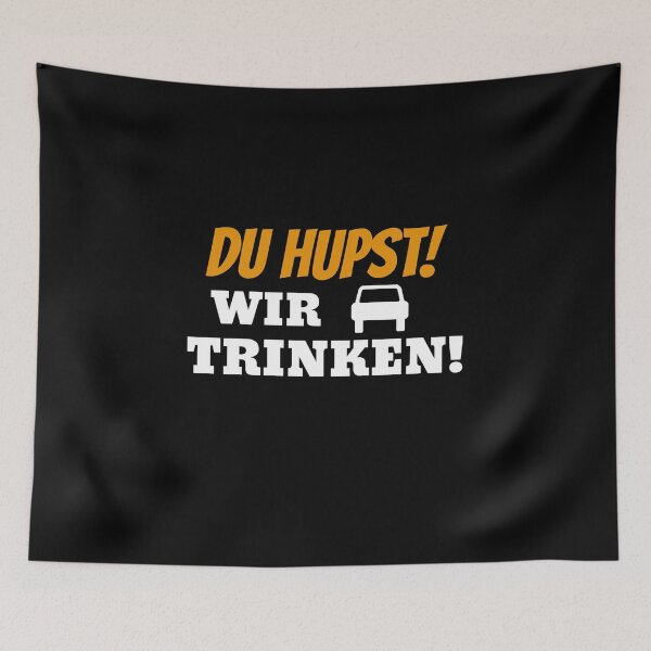 Item preview, You honk! We drink | Drinking game | Festival T-Shirt designed and sold by Team150Designz.