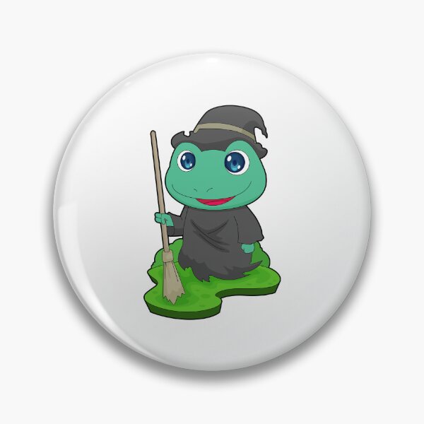Item preview, Frog Witch Broom designed and sold by Snabdesign84.