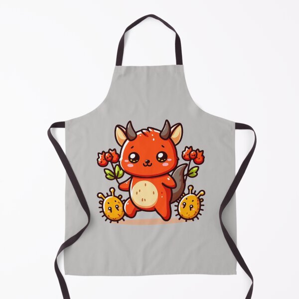 Item preview, Cute devil kawaii chibi head dog cartoon designed and sold by Coolparrotgirl.