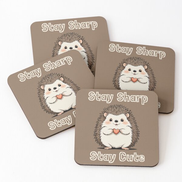 Item preview, Cute Hedgehog design: Stay Sharp Stay Cute designed and sold by Slick-Waffles.