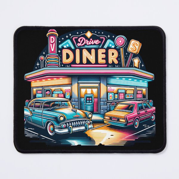 Item preview, Drive-In Diner designed and sold by Belarte.shop.