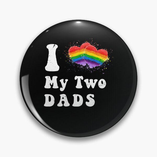 Item preview, I love my two dads Vintage retro Gay LGBTQ+ Pride Month designed and sold by MTRBSK11.