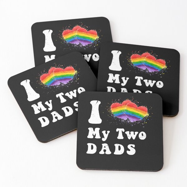 Item preview, I love my two dads Vintage retro Gay LGBTQ+ Pride Month designed and sold by MTRBSK11.
