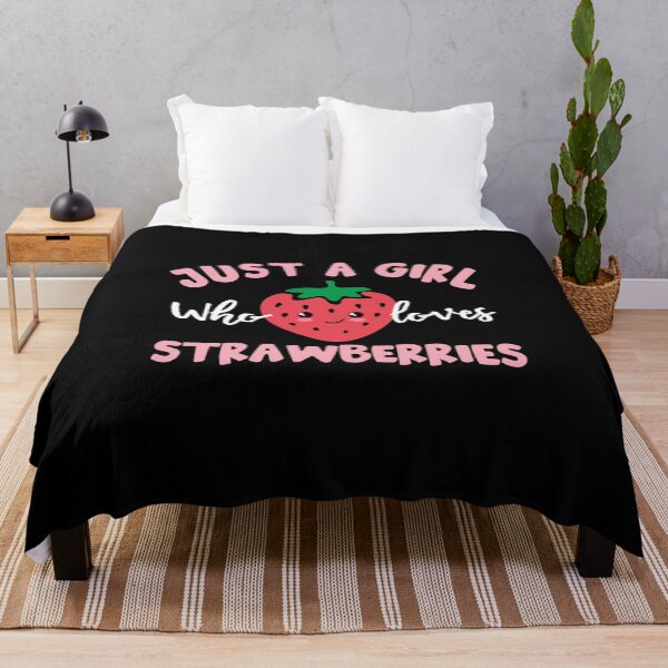 Item preview, Girls Strawberry Funny Just A Girl Who Loves Strawberries designed and sold by alenaz.
