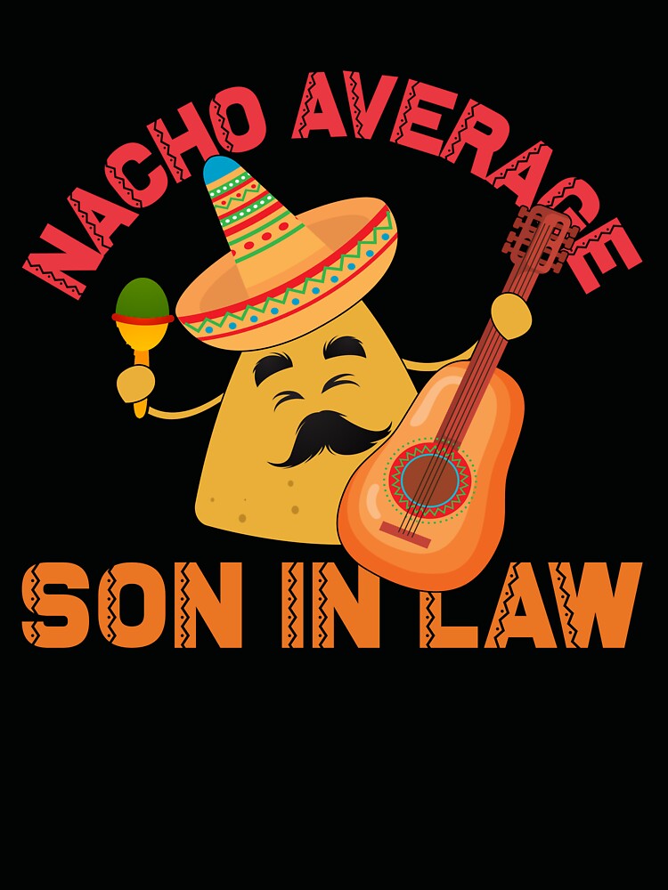 Imagen 4 de 4, Camiseta relajada con la obra Nacho Average Son In Law Cinco De Mayo Son In Law Gear, diseñada y vendida por DynamicDesign.