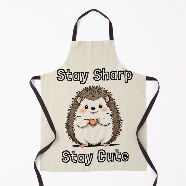 Item preview, Stay Sharp Stay Cute Hedgehog design designed and sold by Slick-Waffles.
