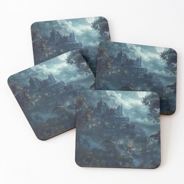 Item preview, Fantasy Medieval Castle Art designed and sold by EmmiFoxDesigns.