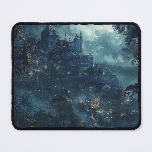 Item preview, Fantasy Medieval Castle Art designed and sold by EmmiFoxDesigns.