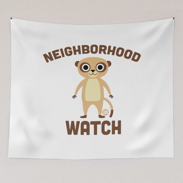 Item preview, NEIGHBORHOOD WATCH MEERKAT designed and sold by TODD GOLDMAN.