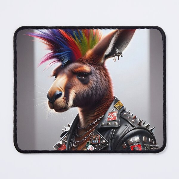 Item preview, Punk Kangaroo Portrait designed and sold by flarble.