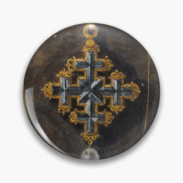 Item preview, Golden Cross Necklace (1552) - Jewel Book designed and sold by SALON DES ARTS.