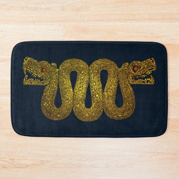Item preview, Maquizcoatl - Aztec Double-Headed Serpent in Gold designed and sold by Aztectees.