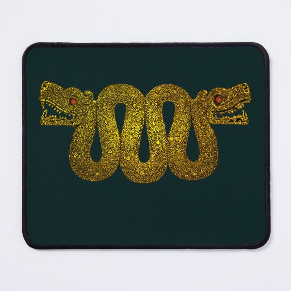 Item preview, Maquizcoatl - Aztec Double-Headed Serpent in Gold designed and sold by Aztectees.