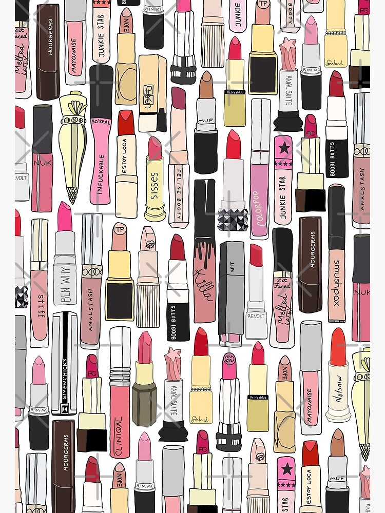 Lipsticks Makeup Illustration Collection by notsniwart