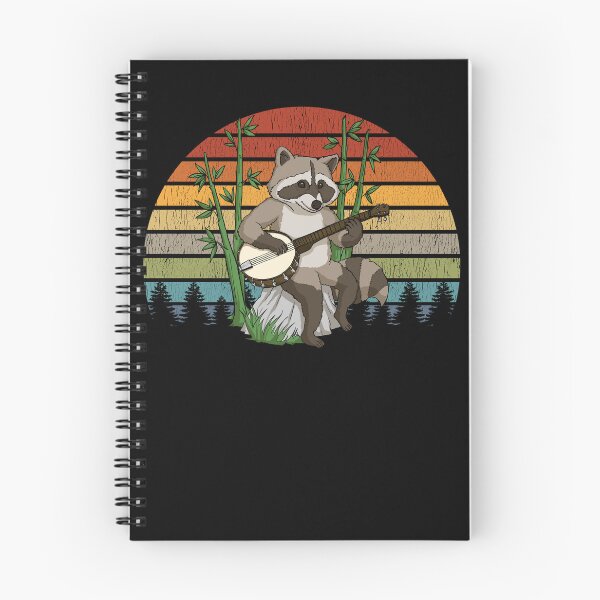 Item preview, Raccoon Playing Banjo Retro Bluegrass Music Raccoon Banjo Gear designed and sold by DynamicDesign.