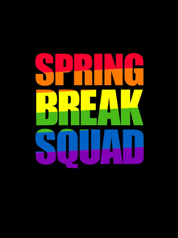 Thumbnail 4 of 4, iPhone Case, Spring Break Squad Rainbow Spring Break Gear designed and sold by DynamicDesign.