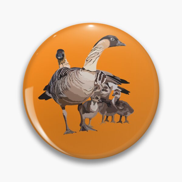 Item preview, N is for Nene Goose,Nene Goose Illustration – Hawaii’s Endangered State Bird Artwork designed and sold by PrettylittlepastelUk.