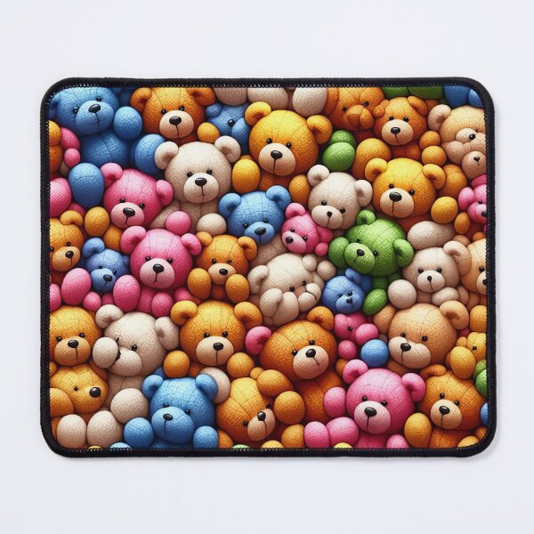 Item preview, Teddy Bear Delight: A Colourful Cuddle in Art designed and sold by ArtComixHaven.