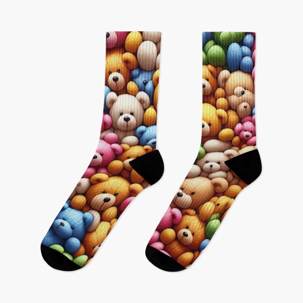 Item preview, Teddy Bear Delight: A Colourful Cuddle in Art designed and sold by ArtComixHaven.