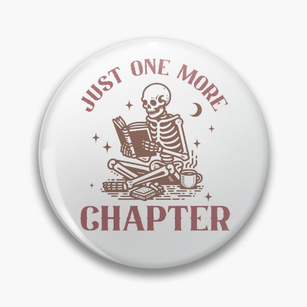 Item preview, Just One More Chapter Skeleton Book Lovers designed and sold by Melissify.