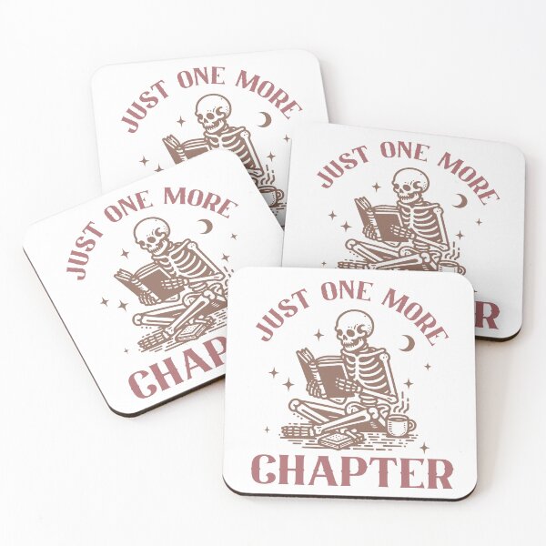 Item preview, Just One More Chapter Skeleton Book Lovers designed and sold by Melissify.