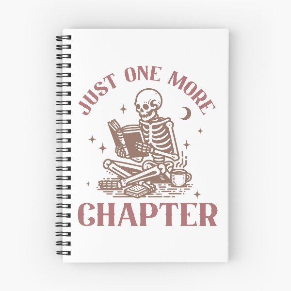 Item preview, Just One More Chapter Skeleton Book Lovers designed and sold by Melissify.