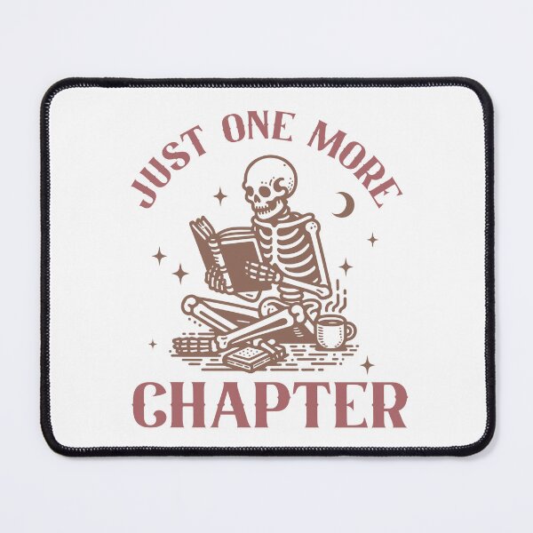 Item preview, Just One More Chapter Skeleton Book Lovers designed and sold by Melissify.